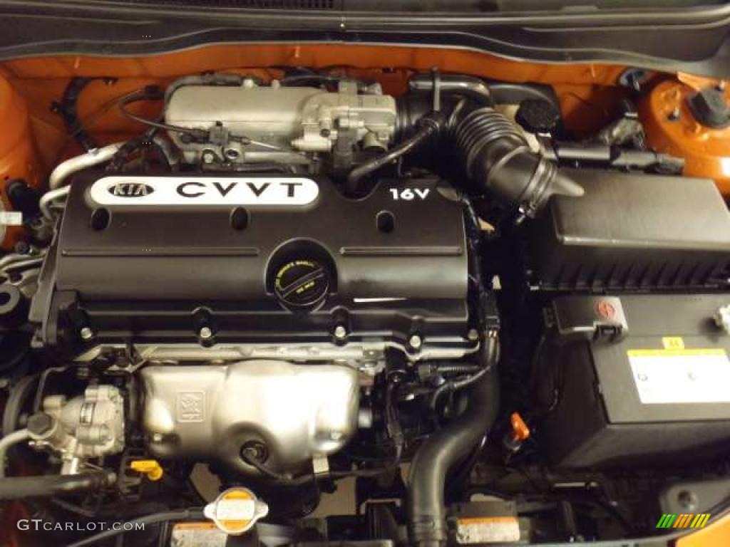 2009 Kia Rio Rio5 LX Hatchback 1.6 Liter DOHC 16-Valve CVVT 4 Cylinder Engine Photo #46656218
