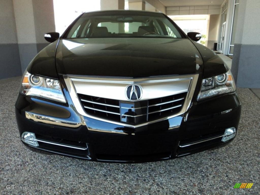 Crystal Black Pearl 2011 Acura RL SH-AWD Advance Exterior Photo #46656380