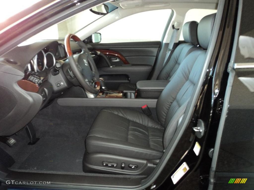 Ebony Leather Interior 2011 Acura RL SH-AWD Advance Photo #46656410