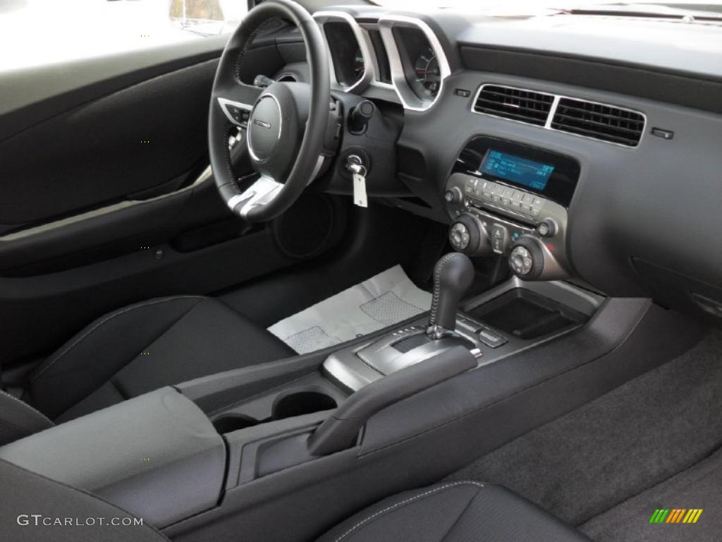 Black Interior 2011 Chevrolet Camaro LT Coupe Photo #46656662