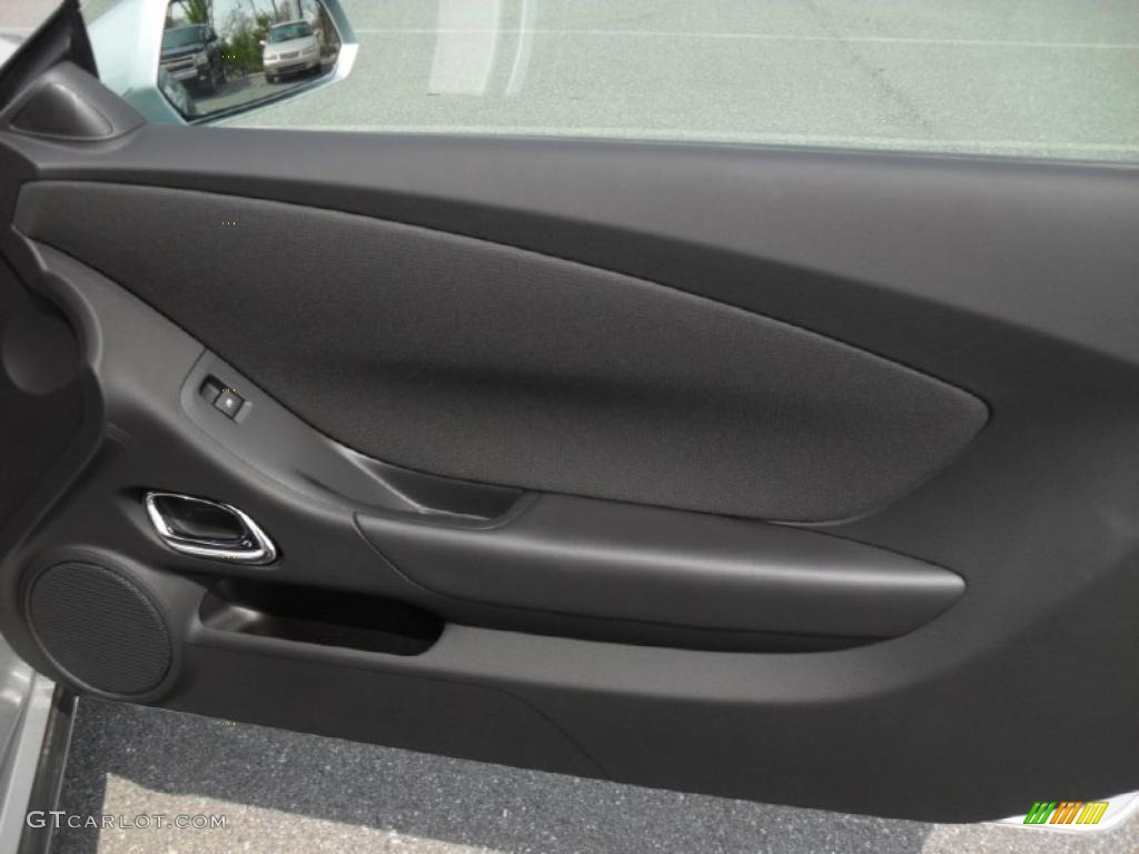2011 Chevrolet Camaro LT Coupe Black Door Panel Photo #46656677