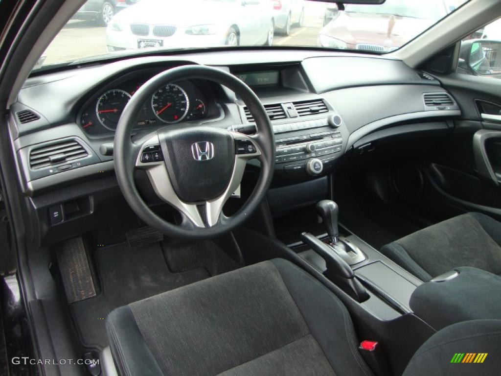 Black Interior 2010 Honda Accord LX-S Coupe Photo #46656719
