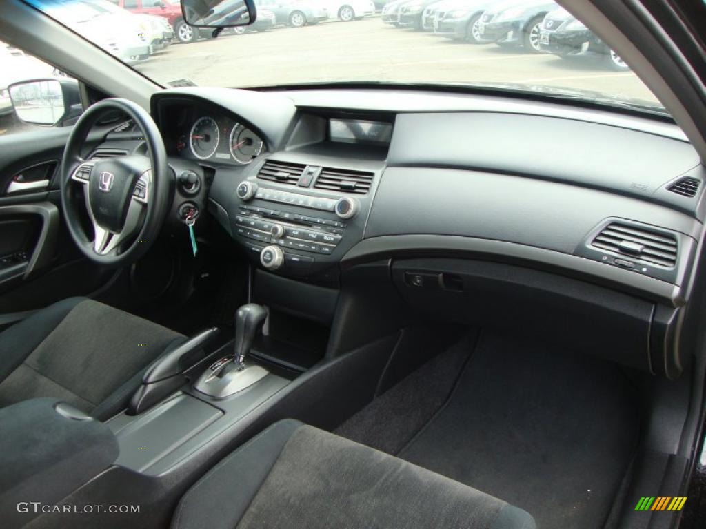 2010 Honda Accord LX-S Coupe Black Dashboard Photo #46656734