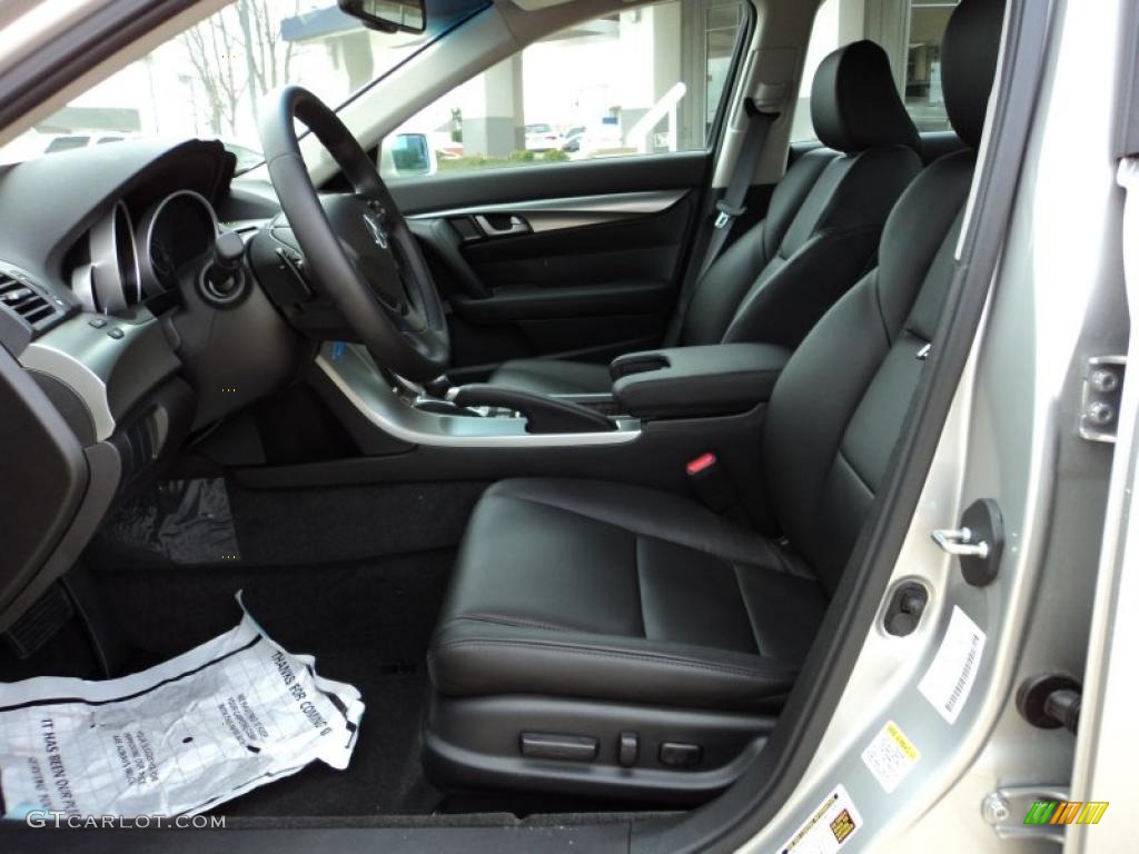 Ebony Black Interior 2011 Acura TL 3.5 Photo #46656821