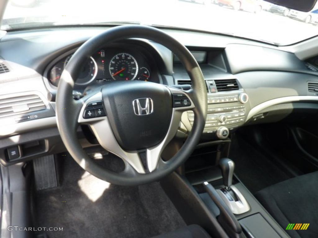 2009 Honda Accord EX Coupe Black Dashboard Photo #46656827