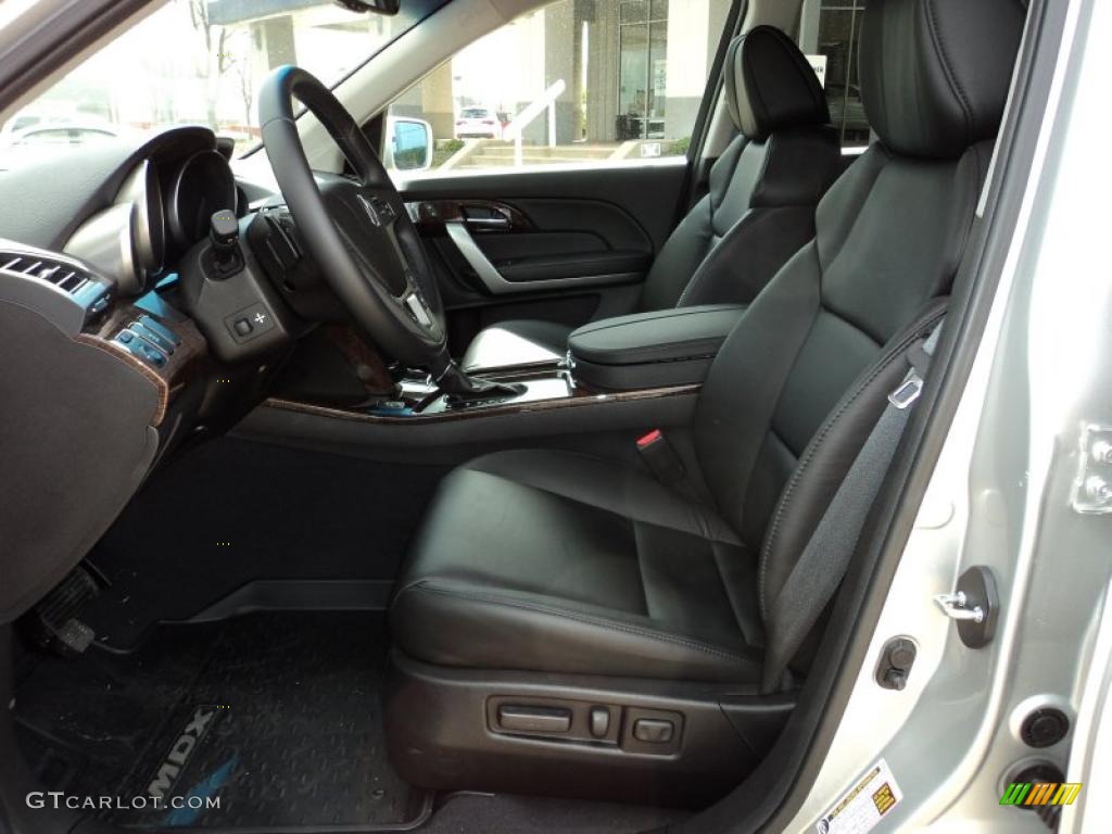 Ebony Interior 2011 Acura MDX Technology Photo #46657484