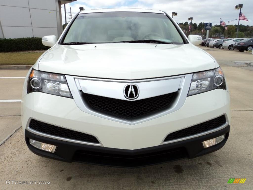 Aspen White Pearl 2011 Acura MDX Technology Exterior Photo #46657592