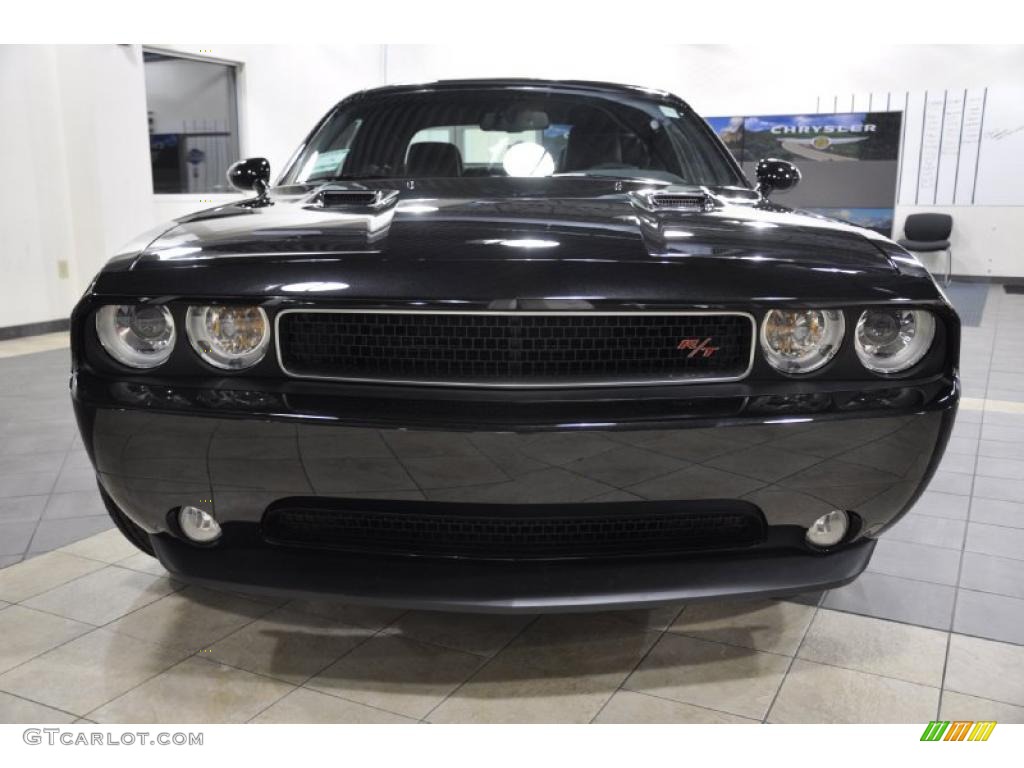 Brilliant Black Crystal Pearl 2011 Dodge Challenger R/T Classic Exterior Photo #46657613