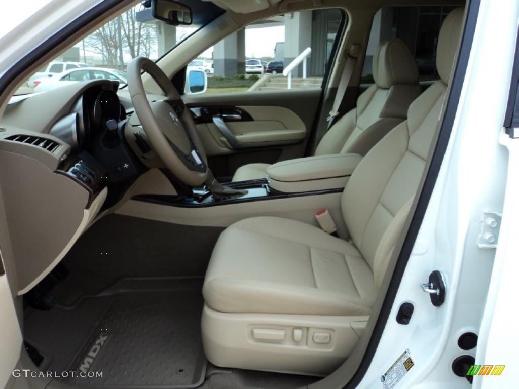Parchment Interior 2011 Acura MDX Technology Photo #46657619