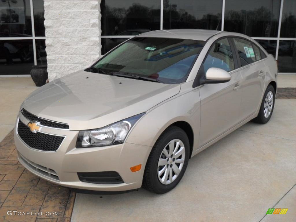 Gold Mist Metallic 2011 Chevrolet Cruze LT Exterior Photo #46657826