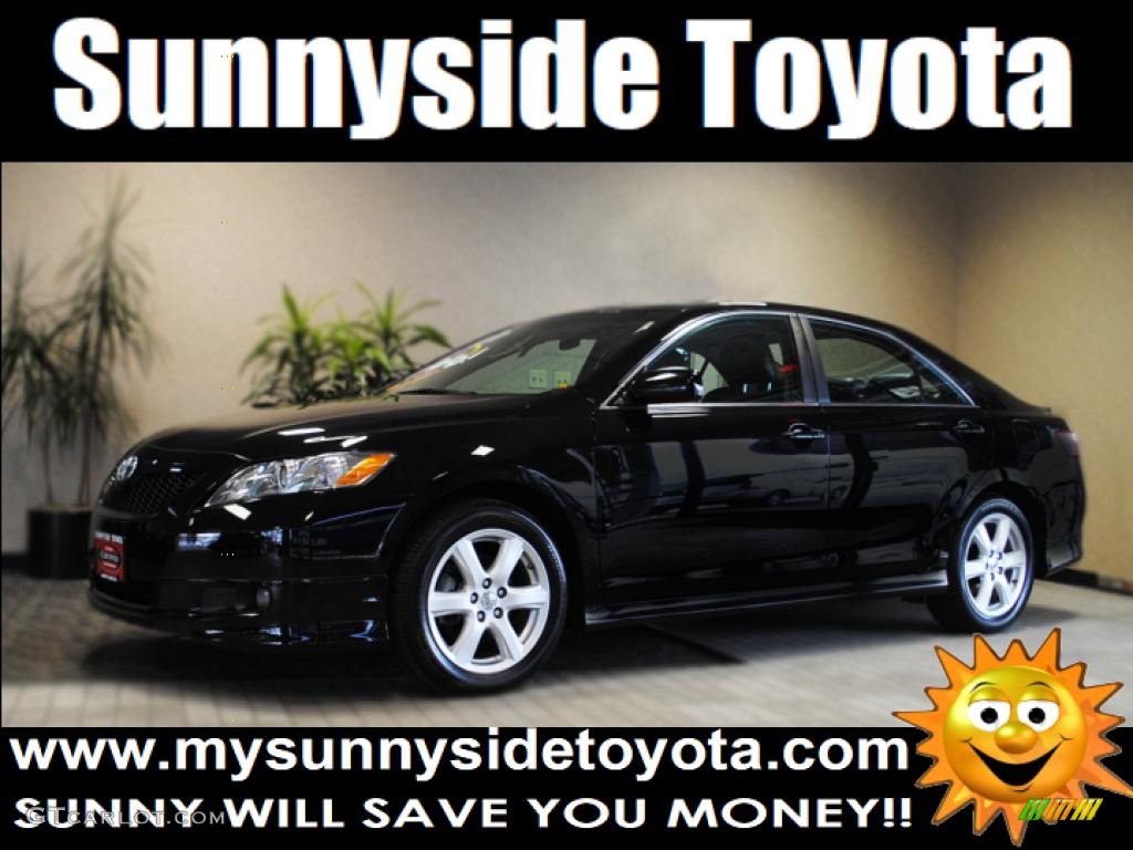 2009 Camry SE - Black / Charcoal photo #1