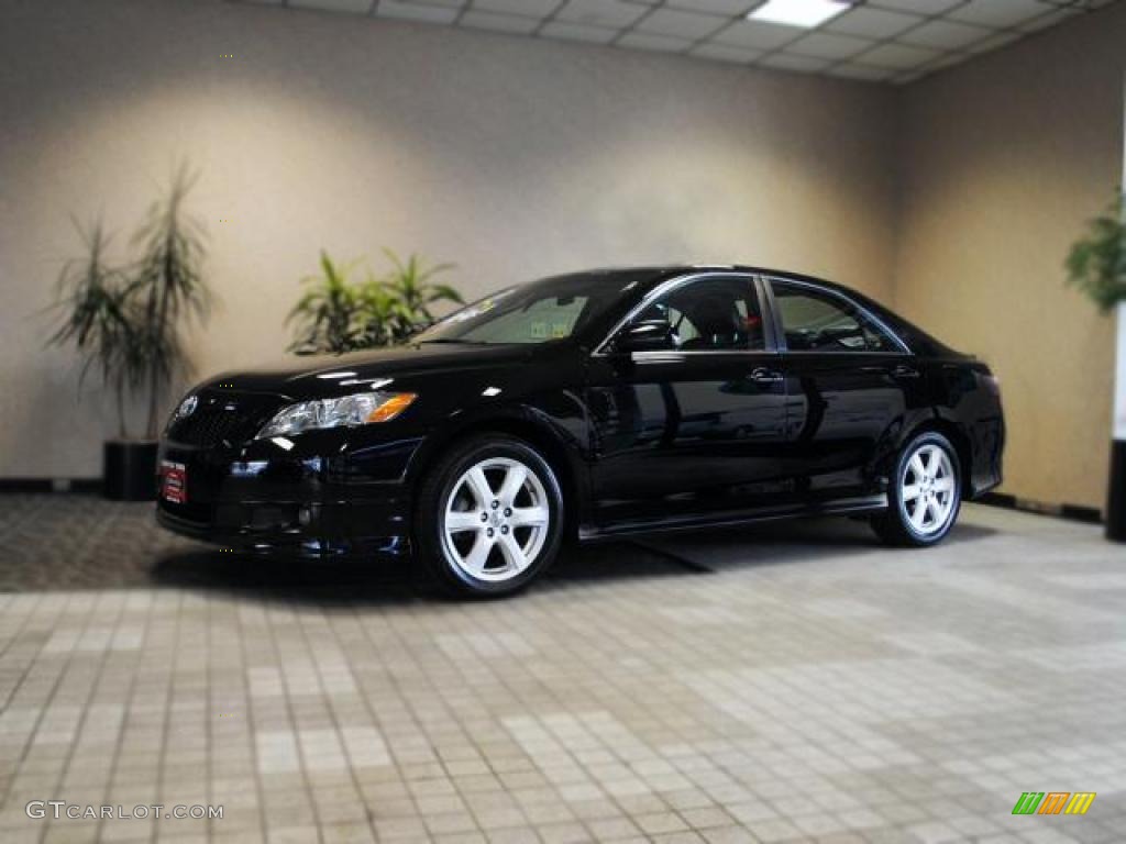 2009 Camry SE - Black / Charcoal photo #2