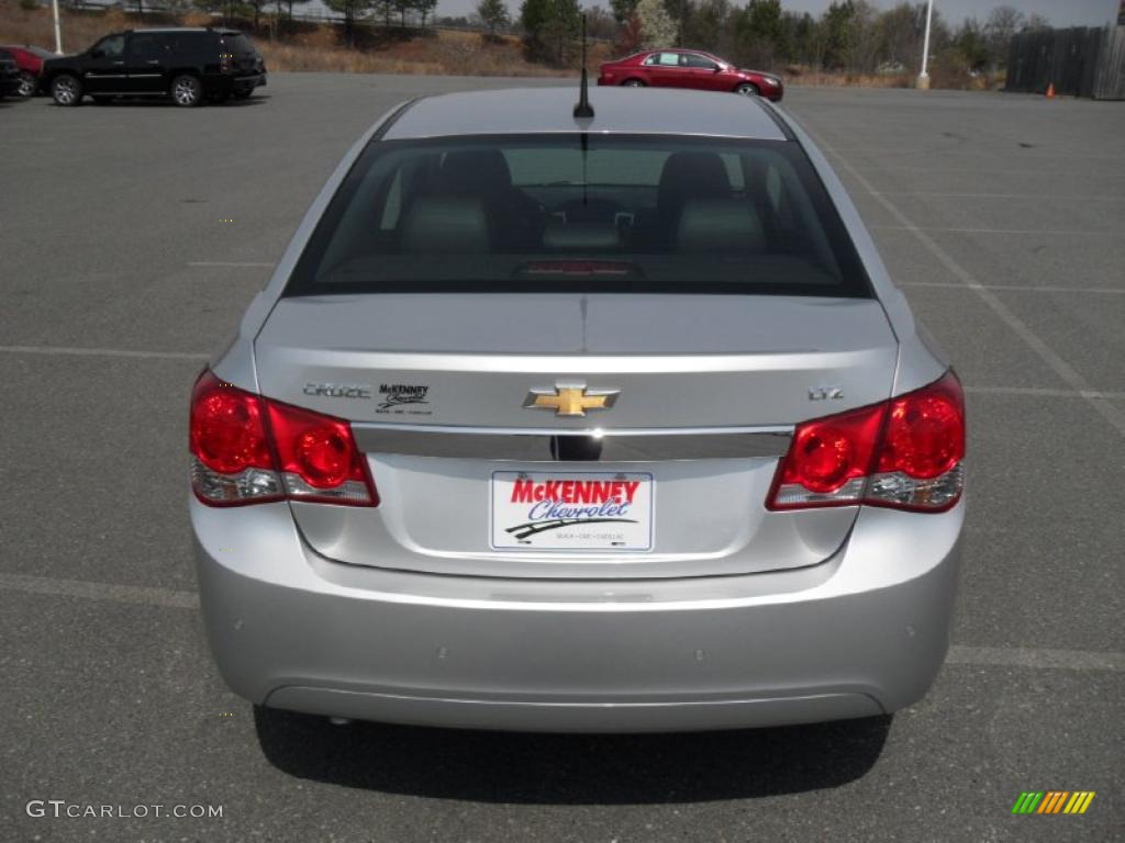 2011 Cruze LTZ - Silver Ice Metallic / Jet Black Leather photo #3