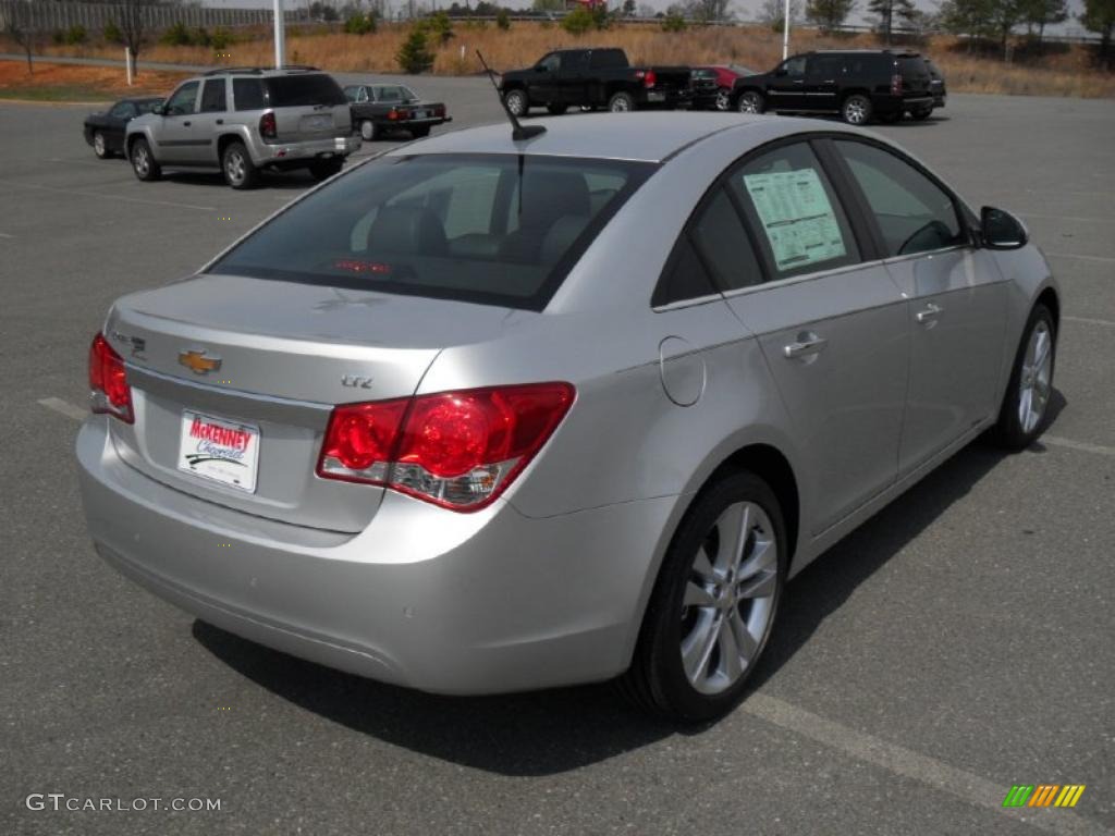 2011 Cruze LTZ - Silver Ice Metallic / Jet Black Leather photo #4