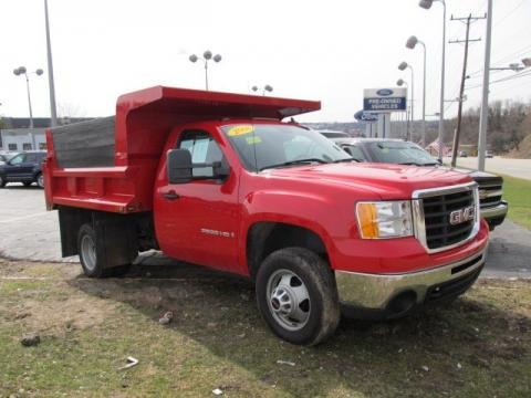 2008 GMC Sierra 3500HD Regular Cab 4x4 Chassis Dump Truck Data, Info and Specs