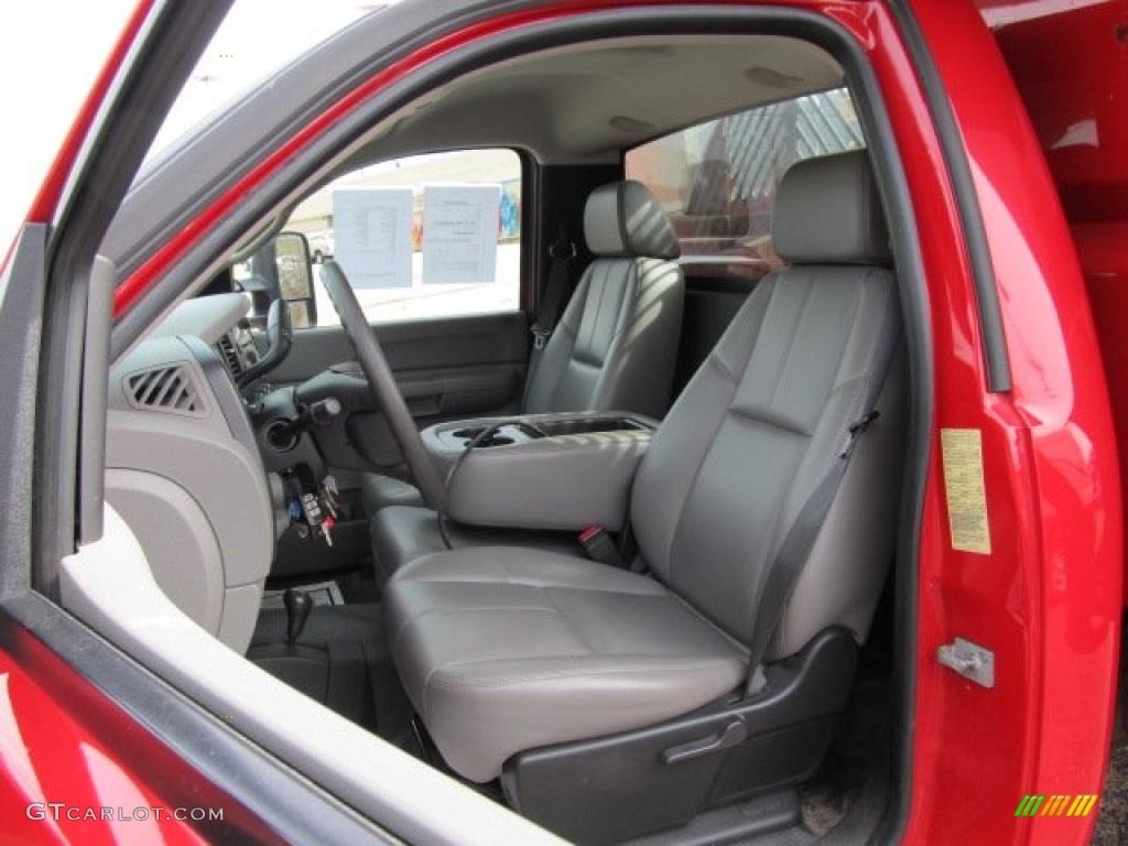 2008 GMC Sierra 3500HD Regular Cab 4x4 Chassis Dump Truck Interior Color Photos