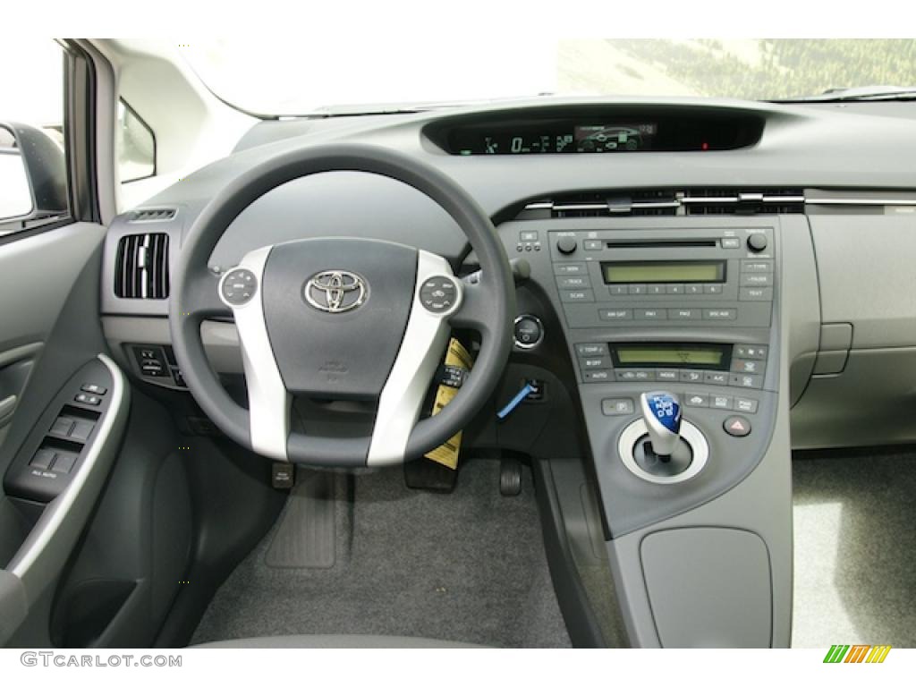 2011 Toyota Prius Hybrid II Dark Gray Dashboard Photo #46659230