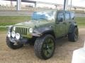 Jeep Green Metallic 2007 Jeep Wrangler Unlimited Rubicon 4x4 Exterior