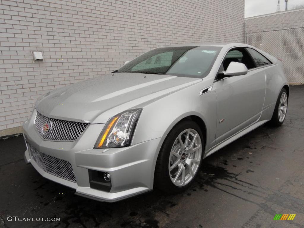 Radiant Silver Metallic 2011 Cadillac CTS -V Coupe Exterior Photo #46659407