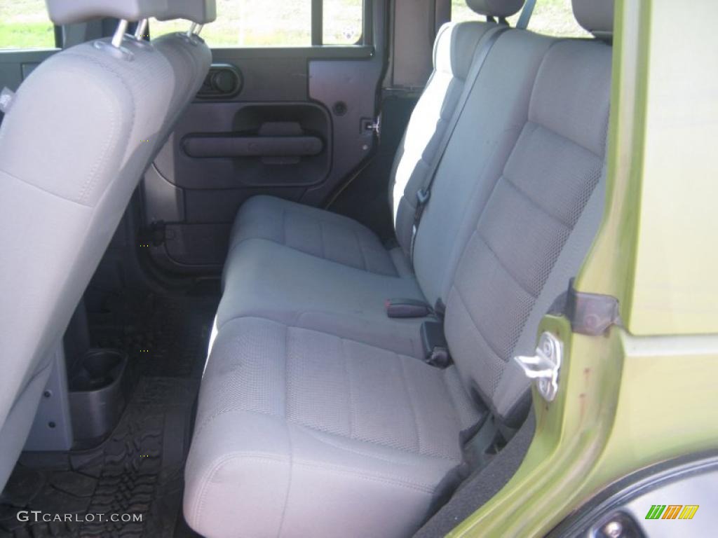 Dark Slate Gray/Medium Slate Gray Interior 2007 Jeep Wrangler Unlimited Rubicon 4x4 Photo #46659497