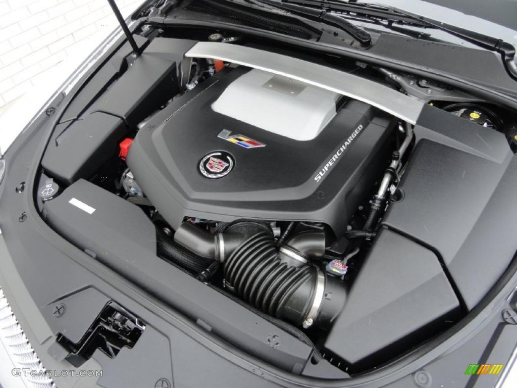 2011 Cadillac CTS -V Coupe 6.2 Liter Supercharged OHV 16-Valve V8 Engine Photo #46659746