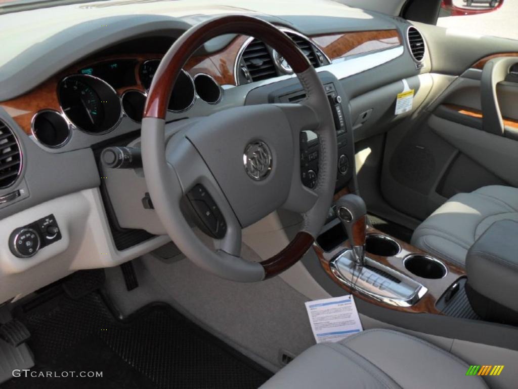 Titanium/Dark Titanium Interior 2011 Buick Enclave CXL AWD Photo #46659755