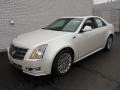 White Diamond Tricoat 2011 Cadillac CTS 4 3.0 AWD Sedan Exterior
