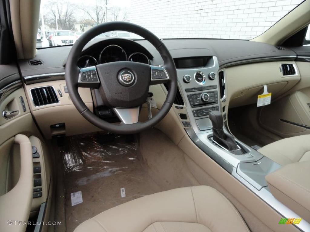 Cashmere/Cocoa Interior 2011 Cadillac CTS 4 3.0 AWD Sedan Photo #46659953
