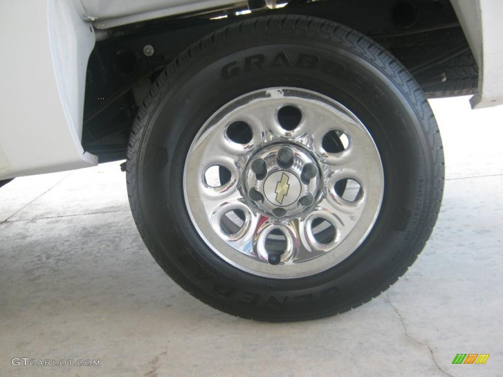 2008 Silverado 1500 LS Regular Cab - Summit White / Dark Titanium photo #15