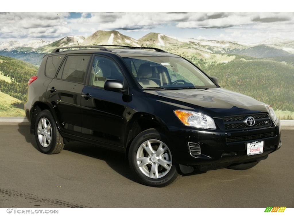 2011 RAV4 V6 4WD - Black / Sand Beige photo #1