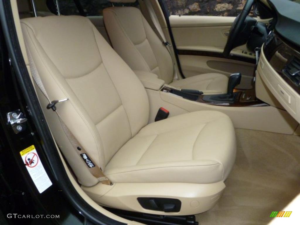 Beige Interior 2009 BMW 3 Series 335d Sedan Photo #46661882