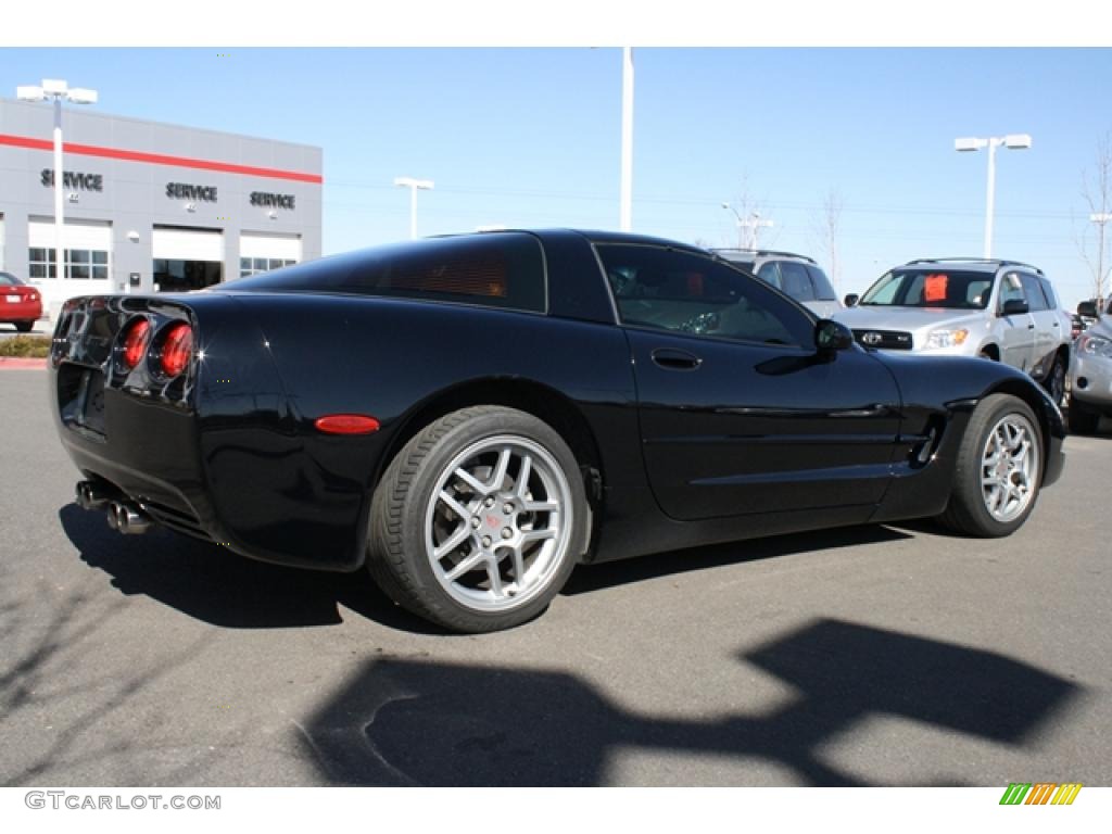 Black 2002 Chevrolet Corvette Coupe Exterior Photo #46661945