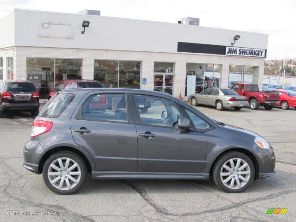 Azure Grey Metallic 2010 Suzuki SX4 Crossover Technology Exterior Photo #46662290