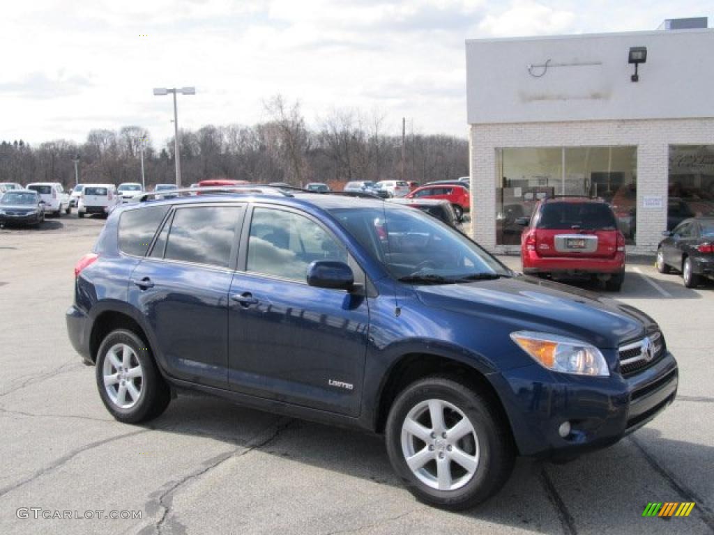 2007 RAV4 Limited 4WD - Nautical Blue Metallic / Taupe photo #1