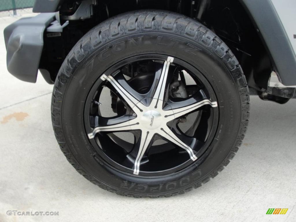 2007 Jeep Wrangler Unlimited X 4x4 Custom Wheels Photo #46662593