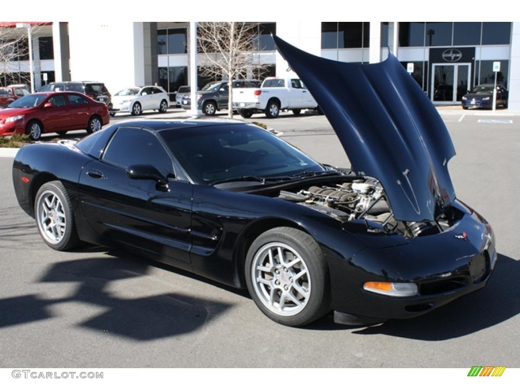 2002 Chevrolet Corvette Coupe 5.7 Liter OHV 16 Valve LS1 V8 Engine Photo #46662629