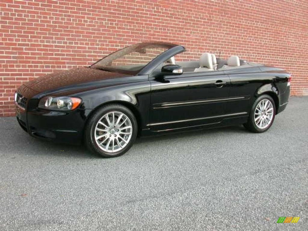 Solid Black 2008 Volvo C70 T5 Exterior Photo #46662785