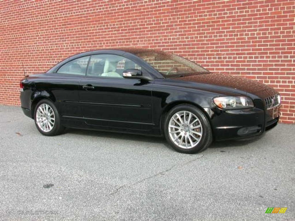 Solid Black 2008 Volvo C70 T5 Exterior Photo #46662800