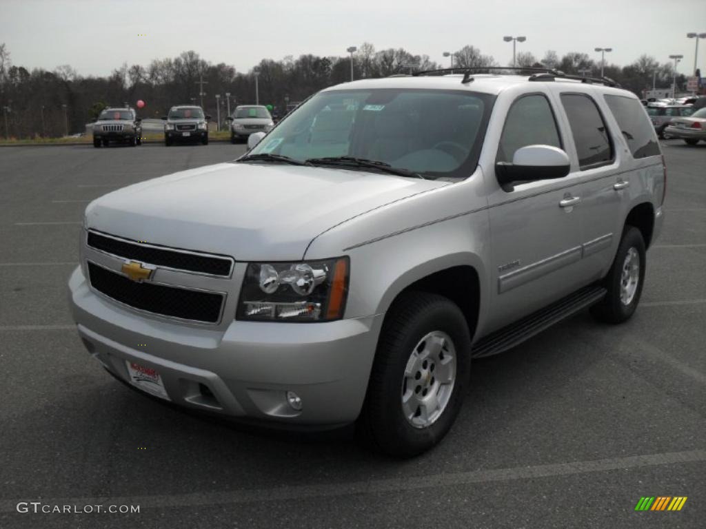 Sheer Silver Metallic 2011 Chevrolet Tahoe LT 4x4 Exterior Photo #46662902