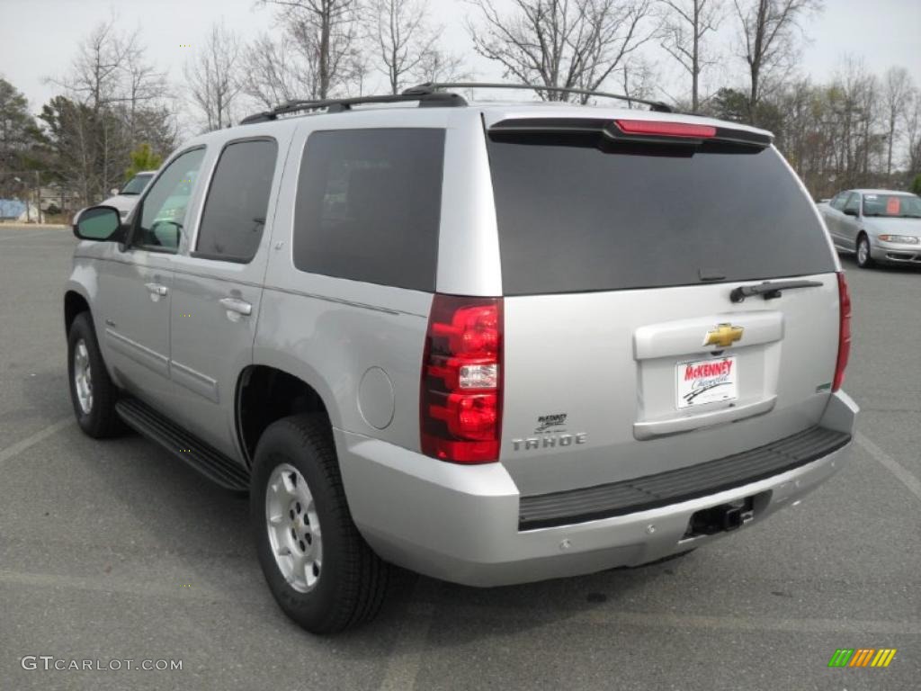 Sheer Silver Metallic 2011 Chevrolet Tahoe LT 4x4 Exterior Photo #46662917