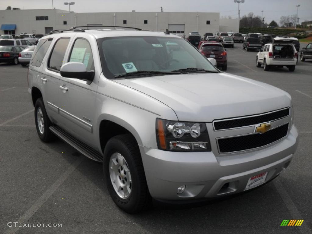 Sheer Silver Metallic 2011 Chevrolet Tahoe LT 4x4 Exterior Photo #46662956