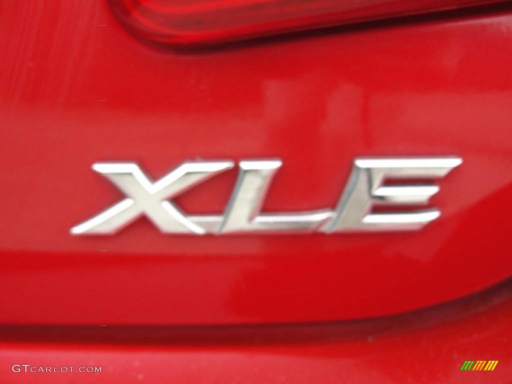 2009 Camry XLE V6 - Barcelona Red Metallic / Ash photo #18