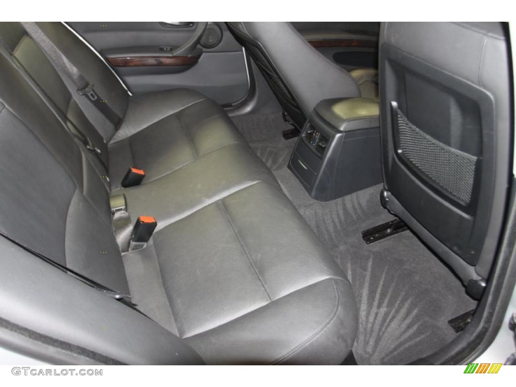2008 3 Series 335i Sedan - Titanium Silver Metallic / Black photo #29