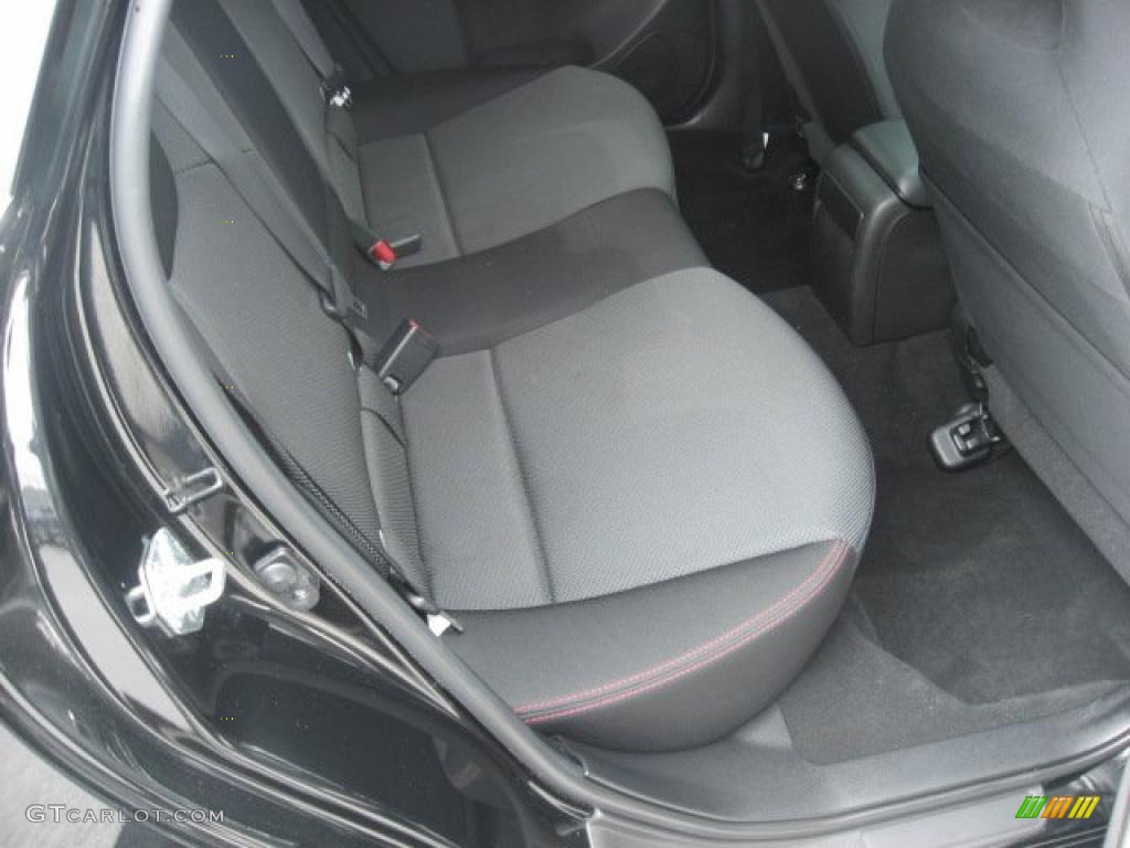 Carbon Black Interior 2010 Subaru Impreza WRX Sedan Photo #46664300