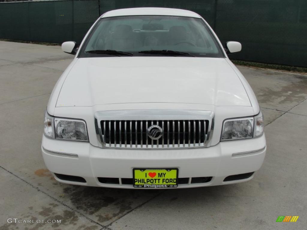 2010 Grand Marquis LS Ultimate Edition - Vibrant White / Light Camel photo #8