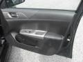 Carbon Black 2010 Subaru Impreza WRX Sedan Door Panel