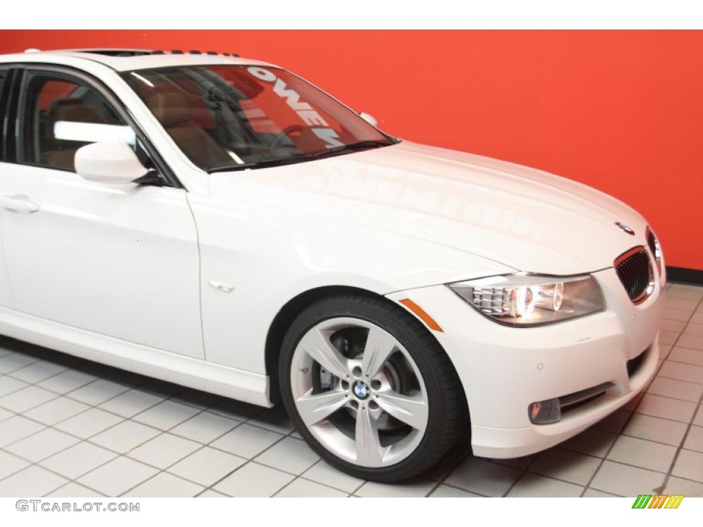2010 3 Series 335i Sedan - Alpine White / Saddle Brown Dakota Leather photo #12