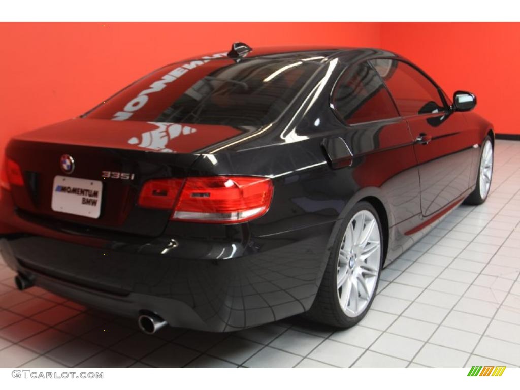 2010 3 Series 335i Coupe - Jet Black / Black photo #3