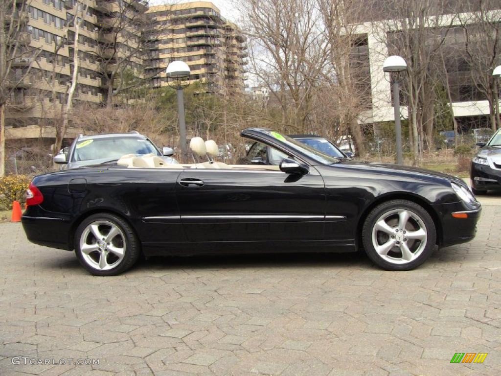 Black 2005 Mercedes-Benz CLK 320 Cabriolet Exterior Photo #46665005