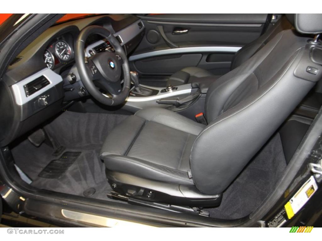 2010 3 Series 335i Coupe - Jet Black / Black photo #6